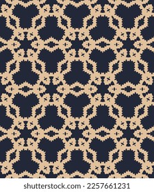 Abstract endless geometric pattern. A seamless background, vintage texture.