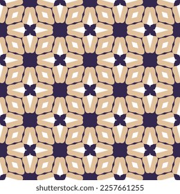 Abstract endless geometric pattern. A seamless background, vintage texture.