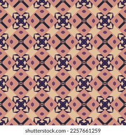 Abstract endless geometric pattern. A seamless background, vintage texture.
