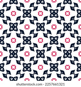 Abstract endless geometric pattern. A seamless background, vintage texture.