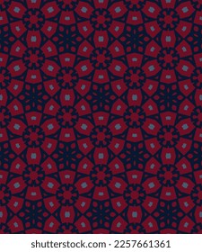 Abstract endless geometric pattern. A seamless background, vintage texture.