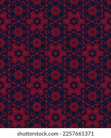Abstract endless geometric pattern. A seamless background, vintage texture.