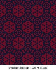 Abstract endless geometric pattern. A seamless background, vintage texture.