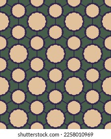 Abstract endless geometric pattern. A seamless background, vintage texture.