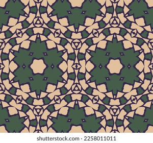 Abstract endless geometric pattern. A seamless background, vintage texture.
