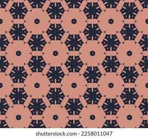 Abstract endless geometric pattern. A seamless background, vintage texture.