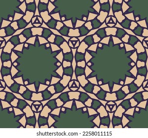 Abstract endless geometric pattern. A seamless background, vintage texture.