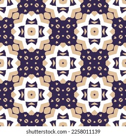 Abstract endless geometric pattern. A seamless background, vintage texture.