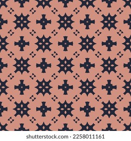 Abstract endless geometric pattern. A seamless background, vintage texture.