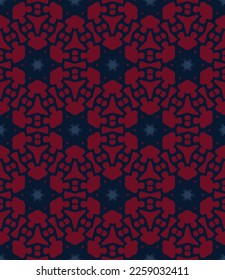 Abstract endless geometric pattern. A seamless background, vintage texture.
