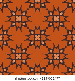 Abstract endless geometric pattern. A seamless background, vintage texture.