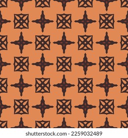 Abstract endless geometric pattern. A seamless background, vintage texture.