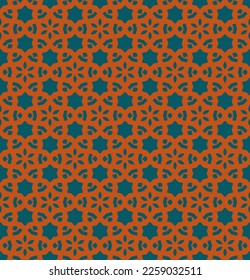 Abstract endless geometric pattern. A seamless background, vintage texture.
