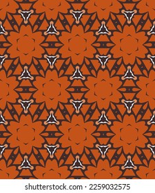 Abstract endless geometric pattern. A seamless background, vintage texture.