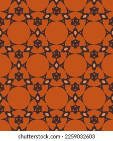 Abstract endless geometric pattern. A seamless background, vintage texture.