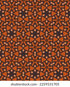 Abstraktes endloses geometrisches Muster. Ein nahtloser Hintergrund, Vintage-Struktur.