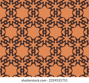 Abstract endless geometric pattern. A seamless background, vintage texture.