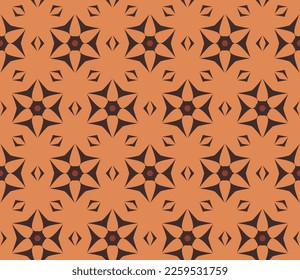 Abstract endless geometric pattern. A seamless background, vintage texture.