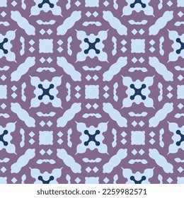Abstract endless geometric pattern. A seamless background, vintage texture.