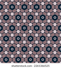 Abstract endless geometric pattern. A seamless background, vintage texture.
