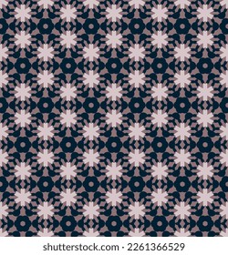 Abstract endless geometric pattern. A seamless background, vintage texture.