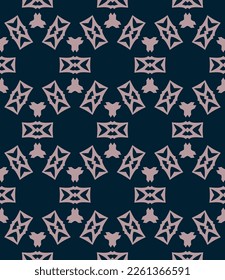 Abstract endless geometric pattern. A seamless background, vintage texture.