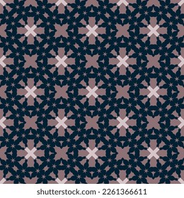 Abstract endless geometric pattern. A seamless background, vintage texture.