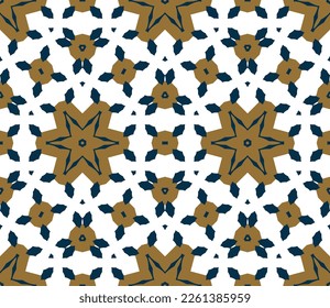 Abstract endless geometric pattern. A seamless background, vintage texture.