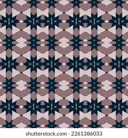 Abstract endless geometric pattern. A seamless background, vintage texture.