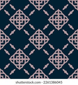 Abstract endless geometric pattern. A seamless background, vintage texture.