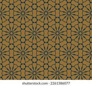 Abstract endless geometric pattern. A seamless background, vintage texture.