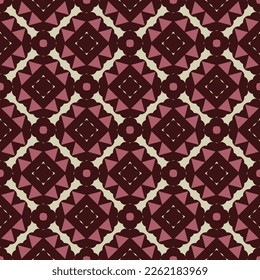 Abstract endless geometric pattern. A seamless background, vintage texture.