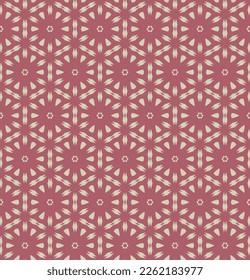 Abstract endless geometric pattern. A seamless background, vintage texture.