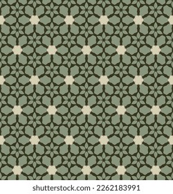 Abstract endless geometric pattern. A seamless background, vintage texture.