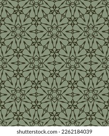 Abstract endless geometric pattern. A seamless background, vintage texture.