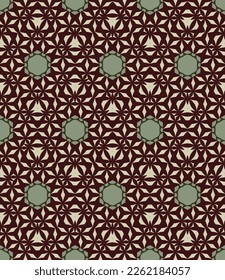 Abstract endless geometric pattern. A seamless background, vintage texture.