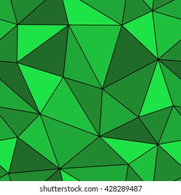 Abstract endless pattern. Light and dark green endless pattern for background or wallpaper. The endless pattern for printing presentation or flyer. Thin lines on the endless pattern.