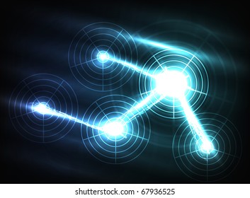 Projeto de fundo de energia abstrato