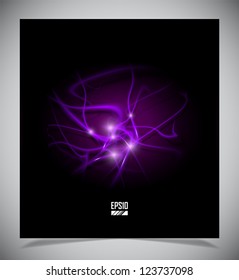 abstract energy formation - red theme. vector eps10 file.