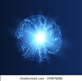 Abstract energy science background. Vector eps10.