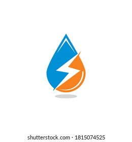 Resumen Vector de energía , logotipo del sector