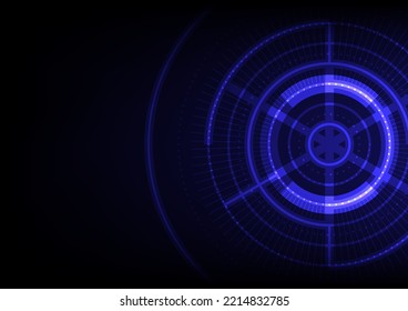 abstract engineering background technology, digital radar compass, telecommunication satellite 