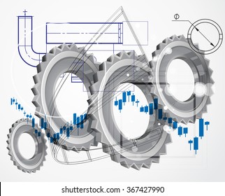 Abstract Engineering Drawing