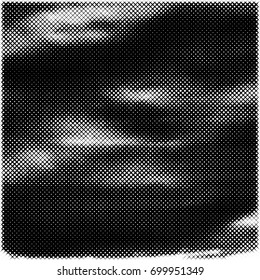 Abstract engraving grunge texture. Wavy etching background. Vector illustration