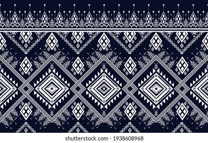 Abstract Enthnic Geometric Pattern Design Background Stock Vector ...