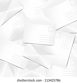 Abstract envelope background - vector illustration.
