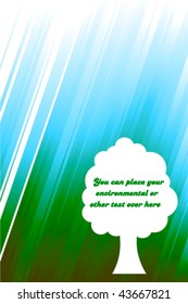 Abstract Environment Card with text space Vector. Also available in raster.