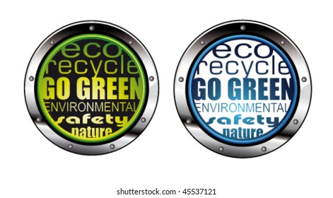 Abstract Environment and Eco Background for Green Flyers