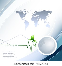 abstract environmental vector background. Eps10