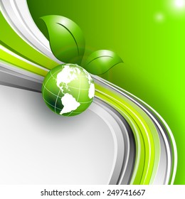 abstract environmental vector background  with wavy lines. Eps10